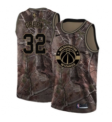 Youth Nike Washington Wizards #32 Jeff Green Swingman Camo Realtree Collection NBA Jersey