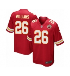 Men's Nike Kansas City Chiefs #26 Damien Williams Game Red Team Color NFL Jersey