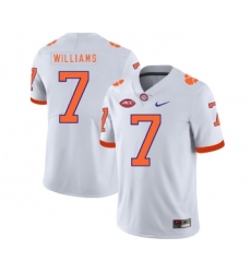 Clemson Tigers 7 Mike Williams White Nike College Football Jersey