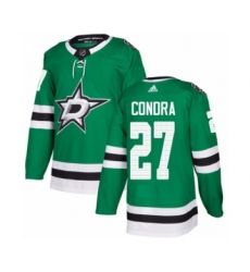 Men's Adidas Dallas Stars #27 Erik Condra Premier Green Home NHL Jersey