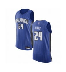 Men's Orlando Magic #24 Khem Birch Authentic Royal Blue Basketball Jersey - Icon Edition