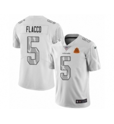 Women's Denver Broncos #5 Joe Flacco Limited White City Edition Football Jersey