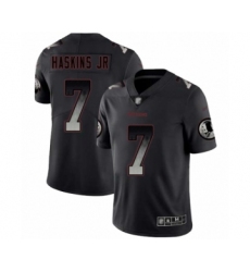 Men's Washington Redskins #7 Dwayne Haskins Limited Black Smoke Fashion Football Jersey