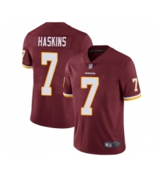 Youth Washington Redskins #7 Dwayne Haskins Burgundy Red Team Color Vapor Untouchable Limited Player Football Jersey