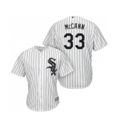 Youth Chicago White Sox #33 James McCann Replica White Home Cool Base Baseball Jersey