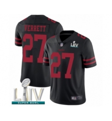 Youth San Francisco 49ers #27 Jason Verrett Black Vapor Untouchable Limited Player Super Bowl LIV Bound Football Jersey