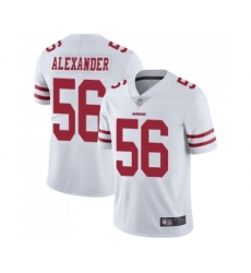 Men's San Francisco 49ers #56 Kwon Alexander White Vapor Untouchable Limited Player Football Jersey