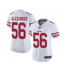 Women's San Francisco 49ers #56 Kwon Alexander White Vapor Untouchable Limited Player Football Jersey