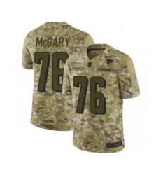 Men's Atlanta Falcons #76 Kaleb McGary Limited Camo 2018 Salute to Service Football Jersey