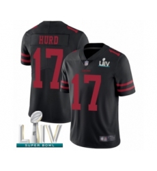 Men's San Francisco 49ers #17 Jalen Hurd Black Alternate Vapor Untouchable Limited Player Super Bowl LIV Bound Football Jersey