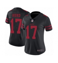 Women's San Francisco 49ers #17 Jalen Hurd Black Vapor Untouchable Limited Player Football Jersey