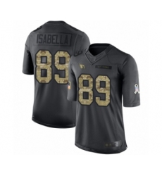 Youth Arizona Cardinals #89 Andy Isabella Limited Black 2016 Salute to Service Football Jersey