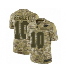 Youth Buffalo Bills #10 Cole Beasley Limited Camo 2018 Salute to Service Football Jersey