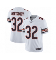 Youth Chicago Bears #32 David Montgomery White Vapor Untouchable Limited Player Football Jersey