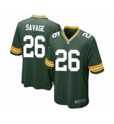 Men's Green Bay Packers #26 Darnell Savage Jr. Game Green Team Color Football Jerseys