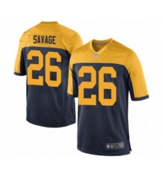 Men's Green Bay Packers #26 Darnell Savage Jr. Game Navy Blue Alternate Football Jerseys