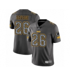 Men's Green Bay Packers #26 Darnell Savage Jr. Limited Gray Static Fashion Limited Football Jersey