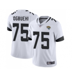 Men's Jacksonville Jaguars #75 Cedric Ogbuehi White Vapor Untouchable Limited Player Football Jersey