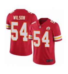 Youth Kansas City Chiefs #54 Damien Wilson Red Team Color Vapor Untouchable Limited Player Football Jersey
