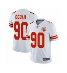 Men's Kansas City Chiefs #90 Emmanuel Ogbah White Vapor Untouchable Limited Player Football Jersey