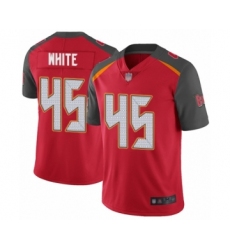 Youth Tampa Bay Buccaneers #45 Devin White Red Team Color Vapor Untouchable Limited Player Football Jersey