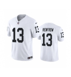 Men's Las Vegas Raiders #13 Hunter Renfrow White 2023 F.U.S.E Vapor Untouchable Stitched Football Jersey