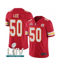 Youth Kansas City Chiefs #50 Darron Lee Red Team Color Vapor Untouchable Limited Player Super Bowl LIV Bound Football Jersey