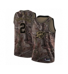 Men's Oklahoma City Thunder #2 Shai Gilgeous-Alexander Swingman Camo Realtree Collection Basketball Jersey