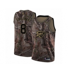 Women's Oklahoma City Thunder #8 Danilo Gallinari Swingman Camo Realtree Collection Basketball Jersey