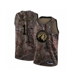 Youth Minnesota Timberwolves #1 Noah Vonleh Swingman Camo Realtree Collection Basketball Jersey