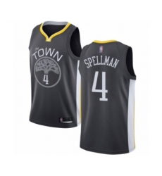 Women's Golden State Warriors #4 Omari Spellman Swingman Black Basketball Jersey - Statement Edition
