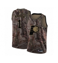 Men's Indiana Pacers #1 T.J. Warren Swingman Camo Realtree Collection Basketball Jersey