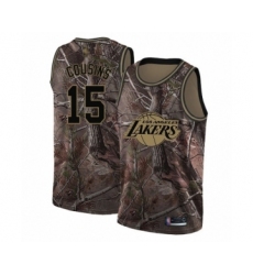 Women's Los Angeles Lakers #15 DeMarcus Cousins Swingman Camo Realtree Collection Basketball Jersey