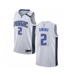 Women's Orlando Magic #2 Al-Farouq Aminu Swingman White Basketball Jersey - Association Edition