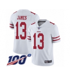 Youth San Francisco 49ers #13 Richie James White Vapor Untouchable Limited Player 100th Season Football Jersey