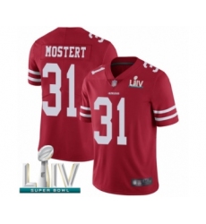 Youth San Francisco 49ers #31 Raheem Mostert Red Team Color Vapor Untouchable Limited Player Super Bowl LIV Bound Football Jersey