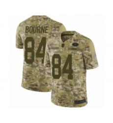 Men's San Francisco 49ers #84 Kendrick Bourne Limited Camo 2018 Salute to Service Football Jersey