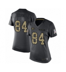 Women's San Francisco 49ers #84 Kendrick Bourne Limited Black 2016 Salute to Service Football Jersey