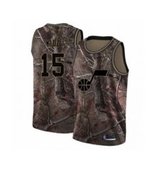 Women's Utah Jazz #15 Stanton Kidd Swingman Camo Realtree Collection Basketball Jersey