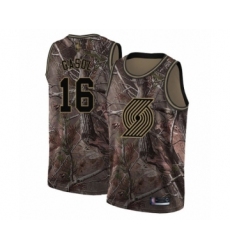 Youth Portland Trail Blazers #16 Pau Gasol Swingman Camo Realtree Collection Basketball Jersey