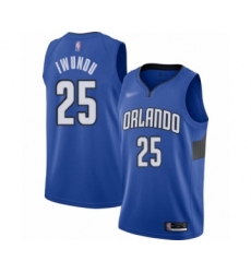 Youth Orlando Magic #25 Wes Iwundu Swingman Blue Finished Basketball Jersey - Statement Edition