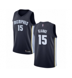 Women's Memphis Grizzlies #15 Brandon Clarke Swingman Navy Blue Basketball Jersey - Icon Edition