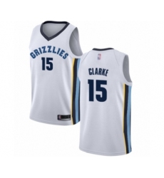 Women's Memphis Grizzlies #15 Brandon Clarke Swingman White Basketball Jersey - Association Edition