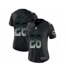 Women's New York Jets #26 Le'Veon Bell Limited Black Smoke Fashion Football Jersey