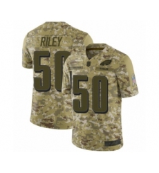 Men's Philadelphia Eagles #50 Duke Riley Limited Camo 2018 Salute to Service Football Jersey