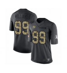 Youth New York Giants #99 Leonard Williams Limited Black 2016 Salute to Service Football Jersey