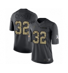 Youth Atlanta Falcons #32 Johnathan Cyprien Limited Black 2016 Salute to Service Football Jersey