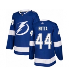 Youth Tampa Bay Lightning #44 Jan Rutta Authentic Royal Blue Home Hockey Jersey