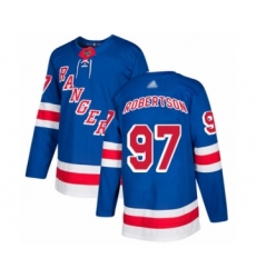 Men's New York Rangers #97 Matthew Robertson Authentic Royal Blue Home Hockey Jersey