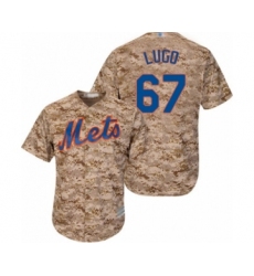 Women's New York Mets #67 Seth Lugo Authentic Camo Alternate Cool Base Baseball Player Jersey